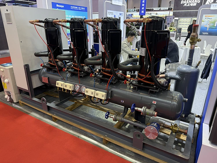 Lynxcool water cooled scroll compressor unit for industrial refrigeration systems